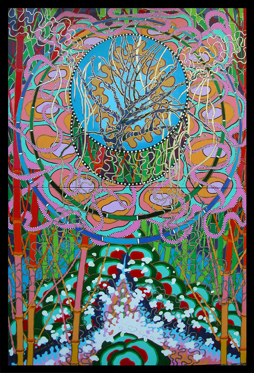 Boogie Woogie Boomerang  |  72" x 48"