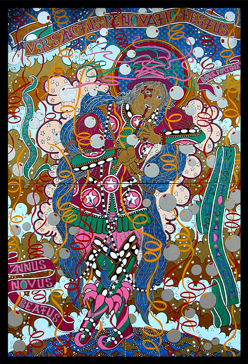St. Festive Renewal, Guardian Angel The Coming Year  |  72" x 60"