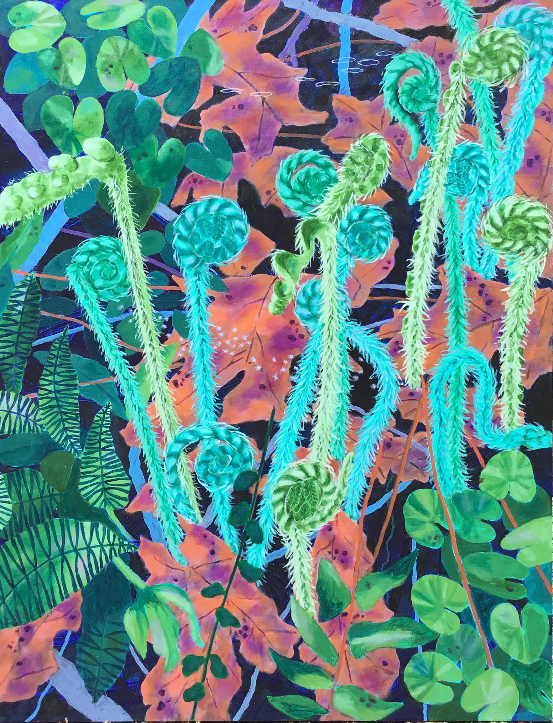 Many Colored Compost  |  36" x 48"