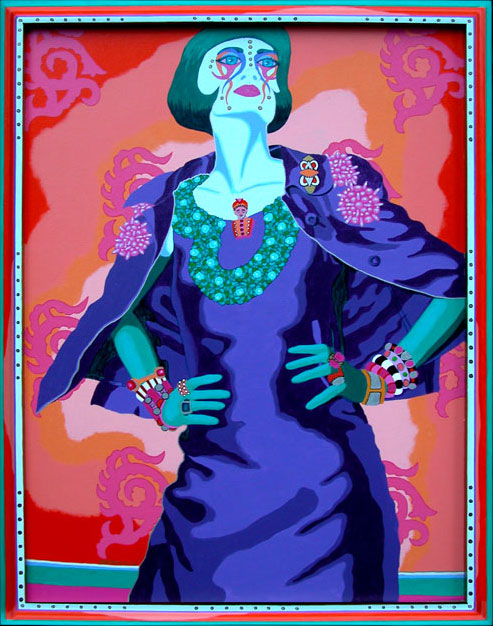 Woman with Accessories "Saundra"  |  48" x 36"